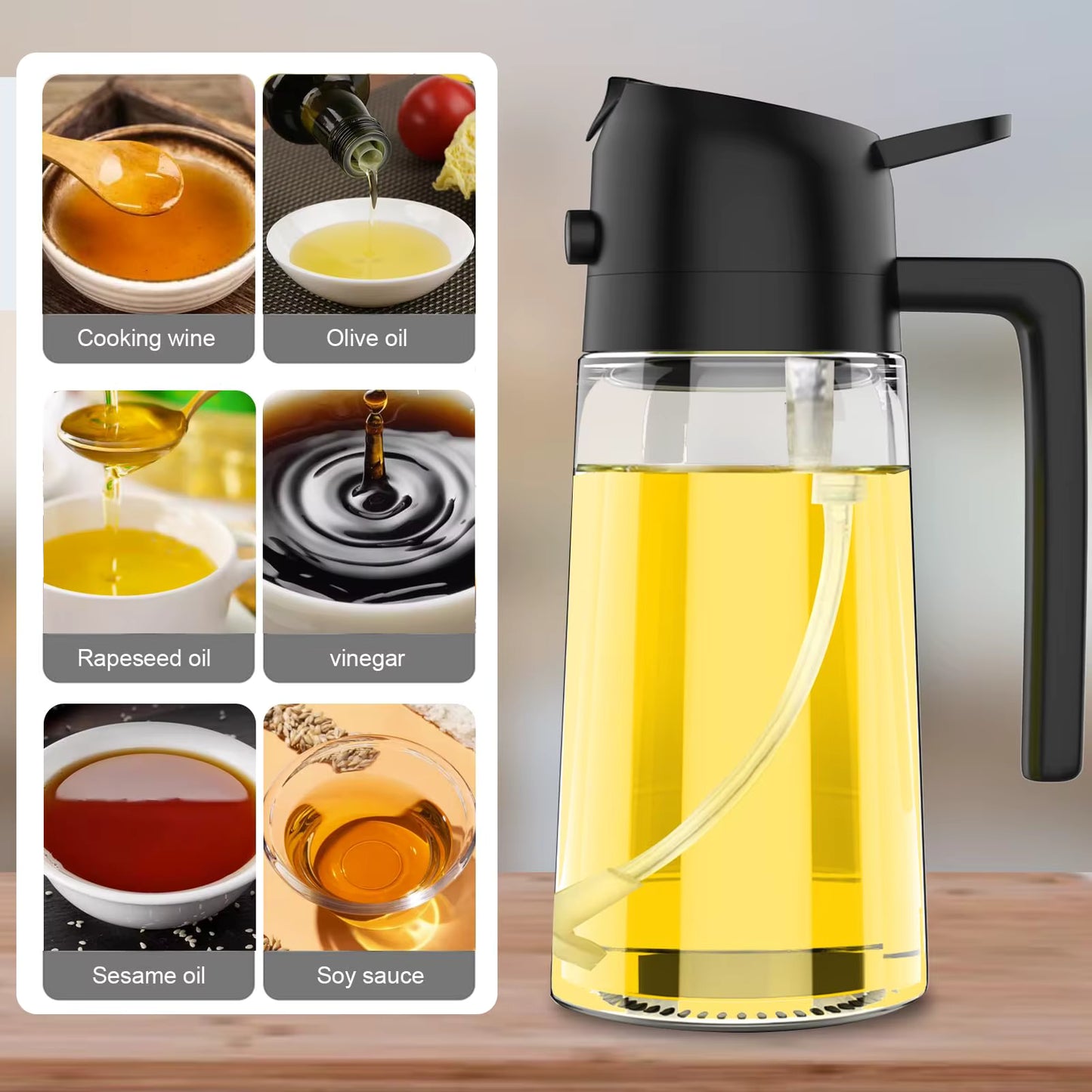 JUVIO 2 in 1 Oil Dispenser